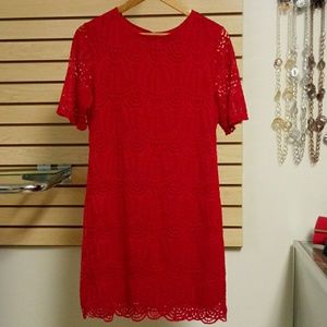 🆕 Red Lace Dress
